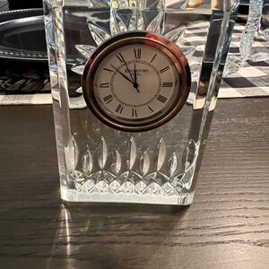 Waterford lismore Desk Clock